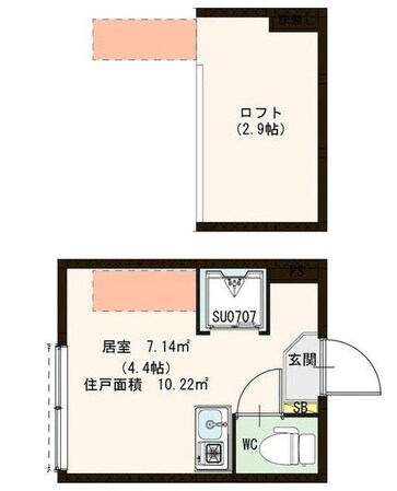 永福町駅 徒歩10分 2階の物件間取画像